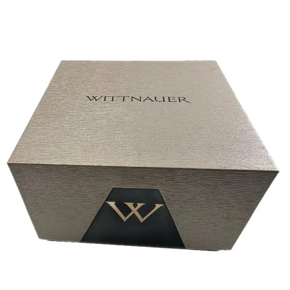 Nwt Wittnauer $525 WN3098 Store Display 9.7 /10 Men's Monserrat White Dial Watch